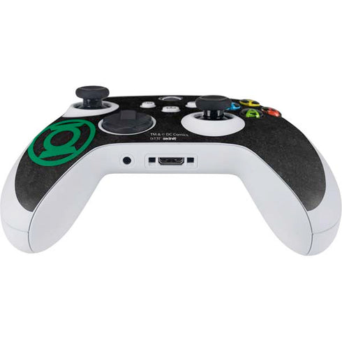 DC Comics Green Lantern Logo Black Background Xbox Series S Controller Skin